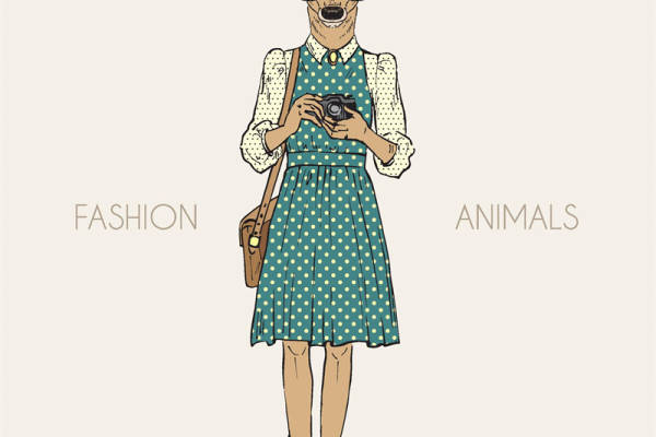 创意动物裁片印花服装:时尚与自然的完美结合