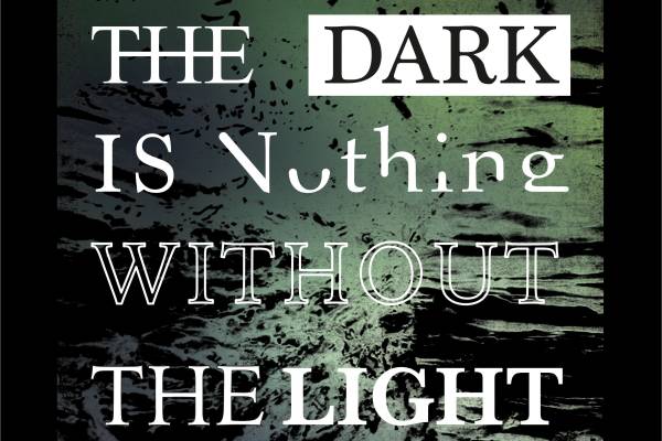 探索黑暗与光明的裁片印花服装设计