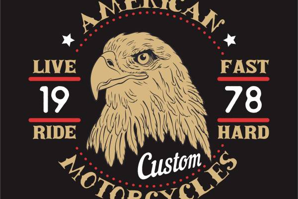 经典美式风格裁片印花服装 展现自由与速度的摩托车文化