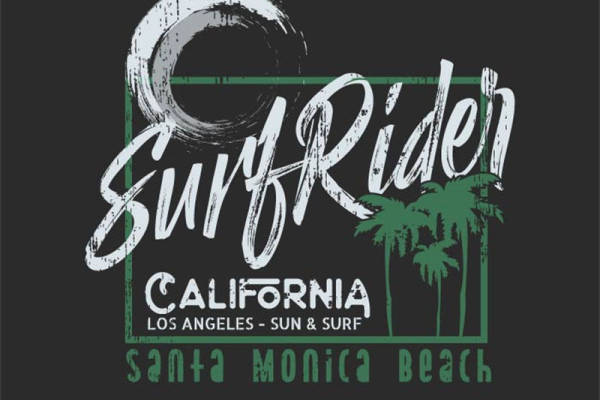 加州冲浪者裁片印花服装 展现洛杉矶阳光与海滩风情