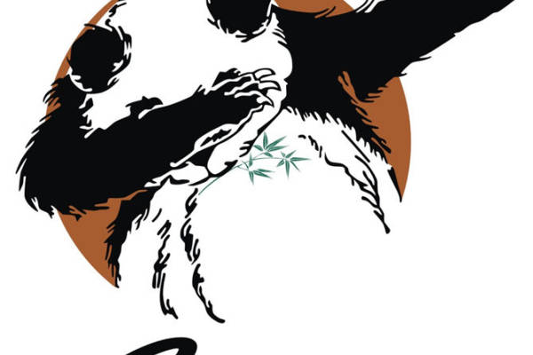 时尚街头风格服装印花：团结力量的雄鹰裁片印花设计