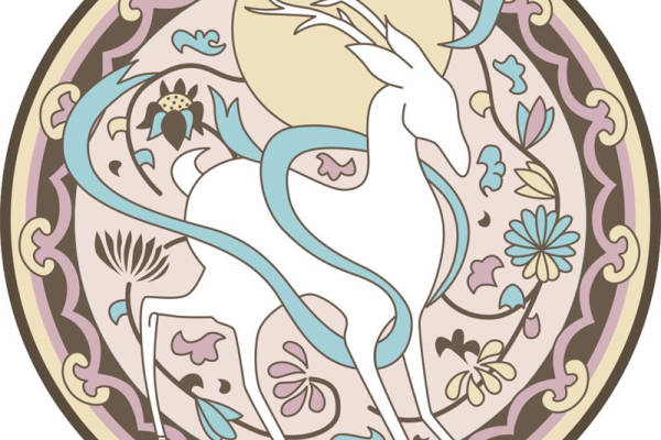 优雅仙鹤裁片印花服装，展现东方古典之美