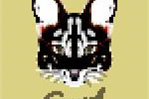 复古像素风格裁片印花服装印花设计