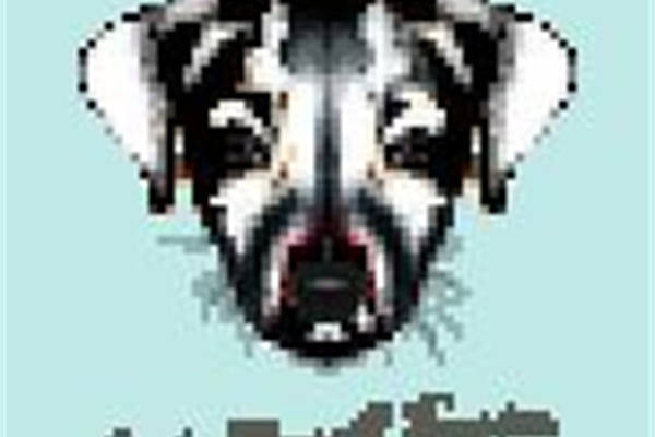 创意狗头裁片印花服装，时尚潮流服装印花设计