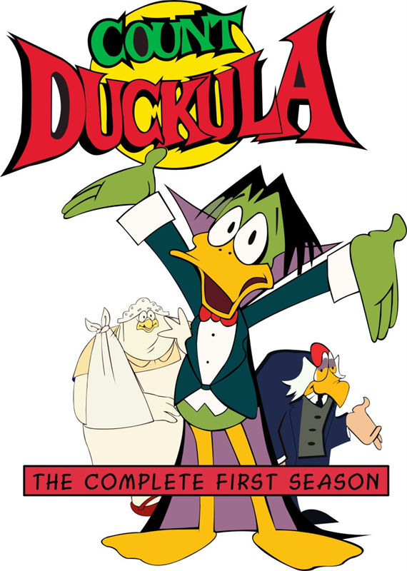 探索经典动画《Count Duckula》裁片印花服装印花设计