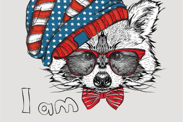 美国风格动物裁片印花服装,展现个性魅力的超级明星设计