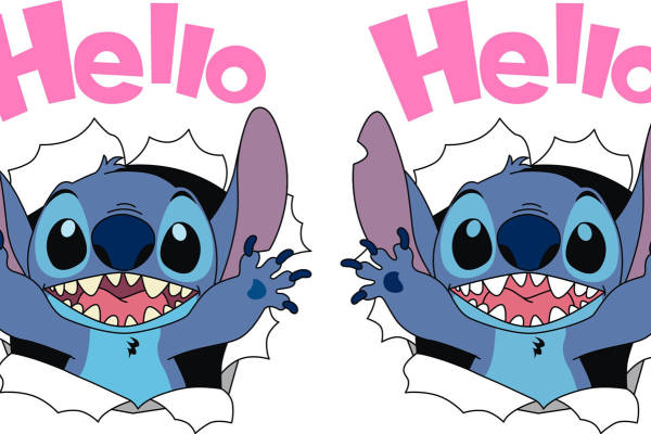 可爱史迪奇裁片印花服装 打造独特个性风格