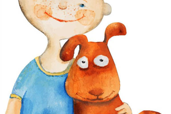 儿童卡通风格裁片印花服装印花设计