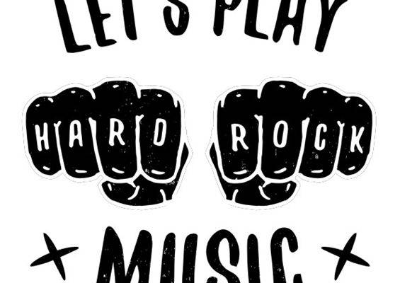 摇滚音乐主题裁片印花服装印花设计