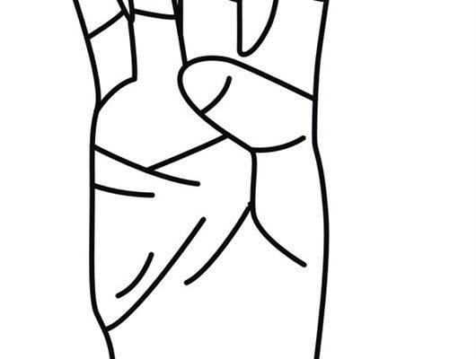 创意裁片印花服装:个性‘Big Four’手势图案设计