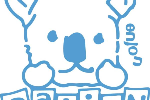 创意蓝色卡通熊裁片印花服装印花设计