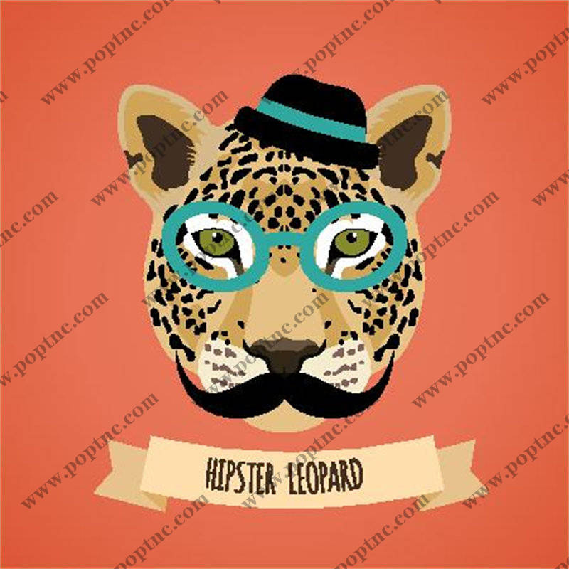 时尚潮流豹纹裁片印花服装,打造个性街头风格