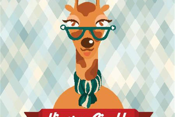 时尚潮人必备：长颈鹿裁片印花服装印花设计