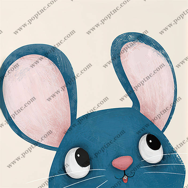 可爱卡通兔子裁片印花服装,增添活力与趣味