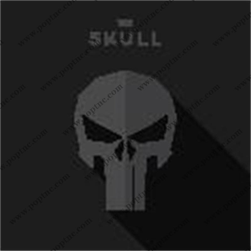 时尚骷髅头裁片印花服装,展现个性与潮流