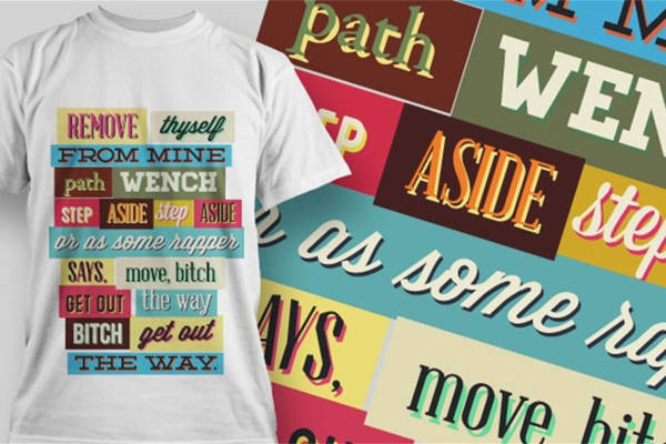 个性化裁片印花服装：时尚街头风格服装印花设计