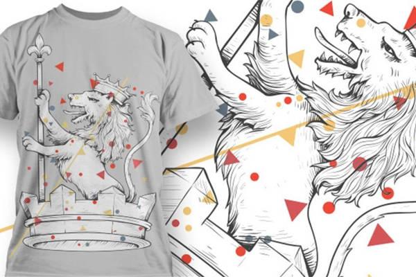 创意狮子王裁片印花服装，独特风格引领潮流
