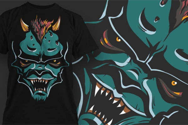 独特怪兽风格裁片印花服装,展现个性魅力