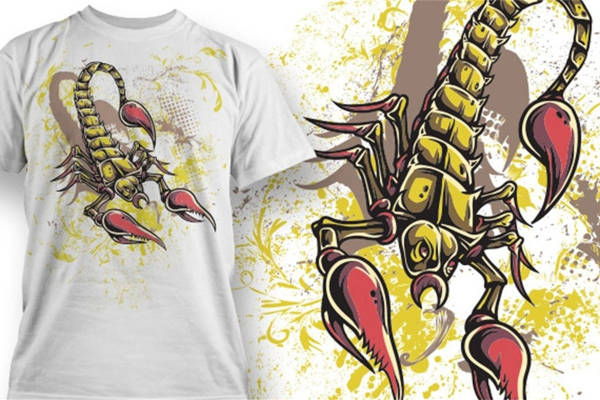 创意龙虾裁片印花服装,时尚街头风格服装印花设计