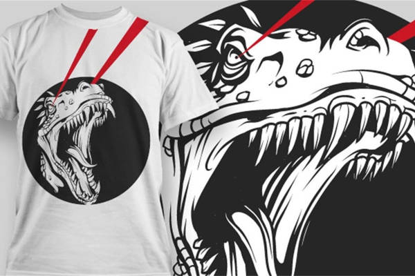 独特风格恐龙裁片印花服装，引领街头潮流