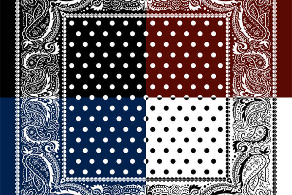 经典波点与佩斯利裁片印花服装，时尚与复古的完美结合