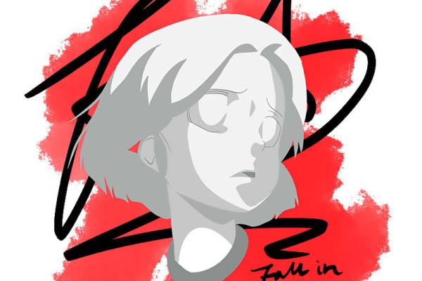 独特创意动漫风格裁片印花服装印花设计