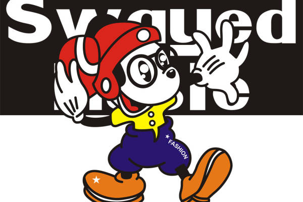 时尚卡通小狗裁片印花服装印花设计