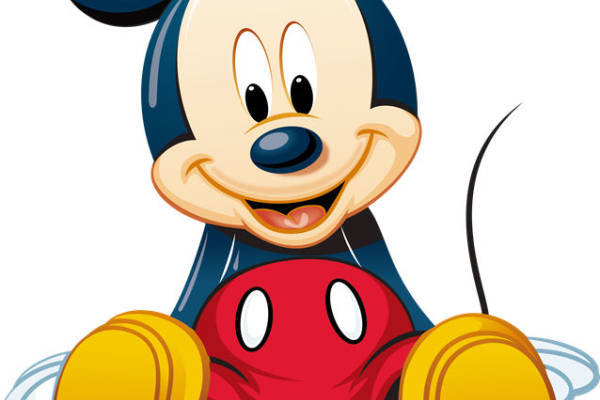 经典卡通裁片印花服装，米奇老鼠图案服装印花设计