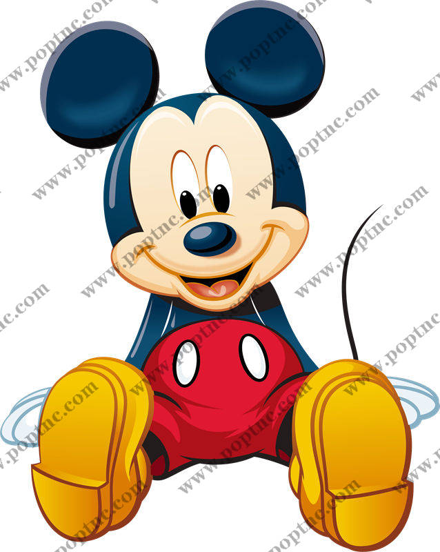 经典卡通裁片印花服装,米奇老鼠图案服装印花设计