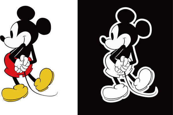 经典卡通角色裁片印花服装印花设计