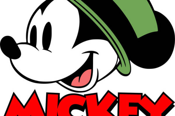 经典卡通角色裁片印花服装，米奇老鼠主题服装印花设计