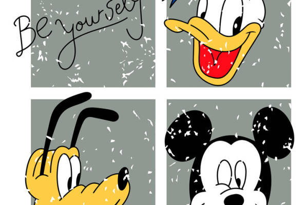 经典卡通裁片印花服装，展现个性与时尚的完美融合