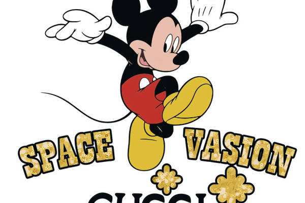 探索时尚与经典：米奇裁片印花服装印花设计