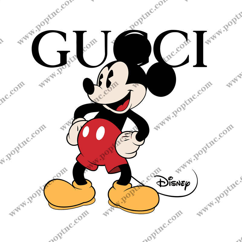 时尚与经典结合:米奇裁片印花服装印花设计