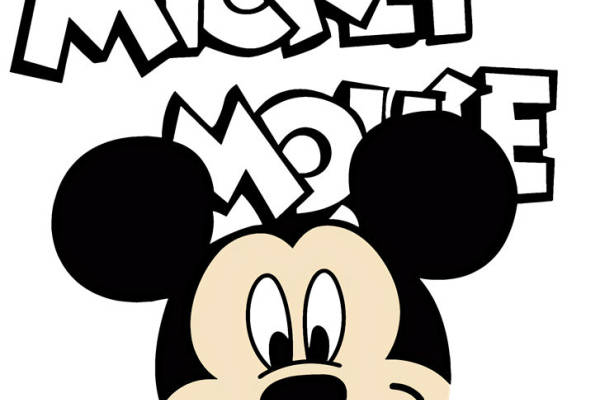 经典米奇裁片印花服装,打造时尚休闲风格