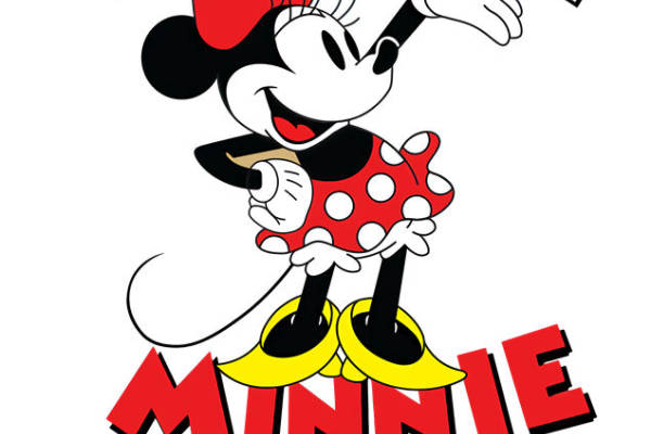 经典米妮老鼠裁片印花服装，打造可爱童趣风格