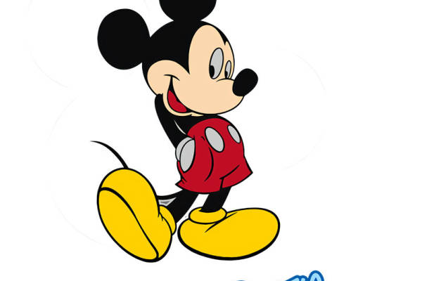 经典米奇裁片印花服装，打造时尚儿童卡通造型