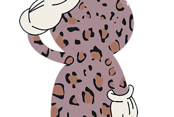 时尚豹纹裁片印花服装：期望无为而治的潮流态度