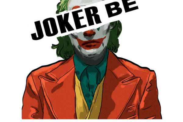 经典小丑主题裁片印花服装，展现个性与时尚的完美结合