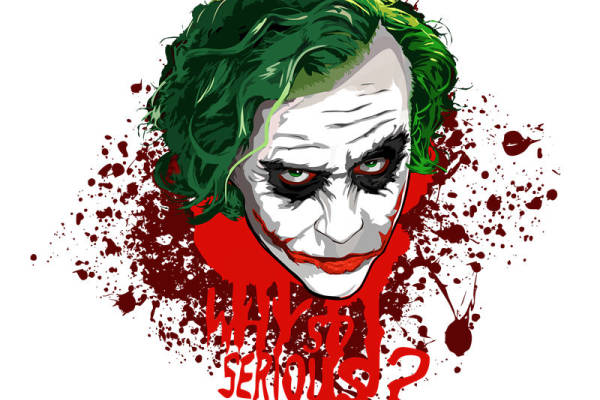 创意小丑裁片印花服装 个性潮流服装印花设计