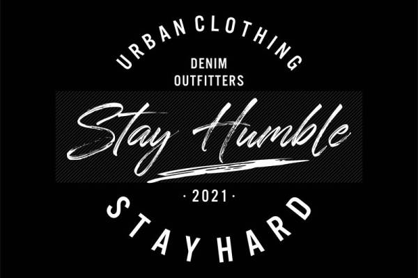 2021年新款城市服装裁片印花：保持谦逊，保持坚韧