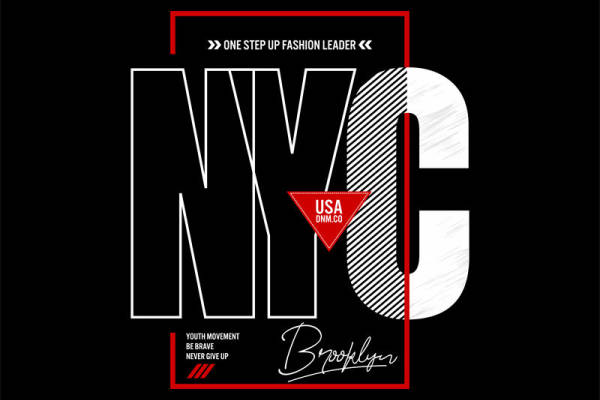 纽约潮牌裁片印花服装印花设计引领时尚潮流