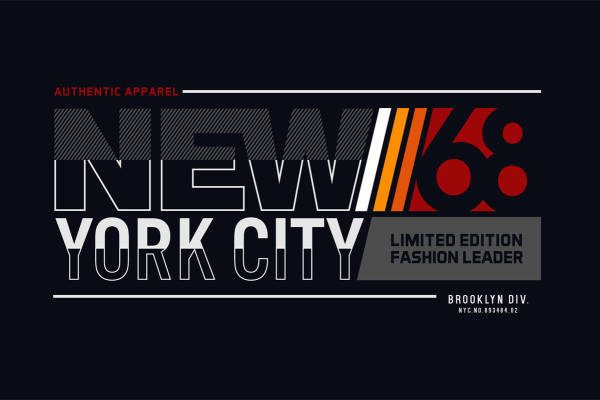 纽约城市限量版裁片印花服装,引领时尚潮流