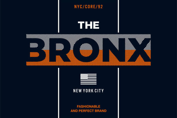 纽约布朗克斯裁片印花服装,展现都市时尚风格