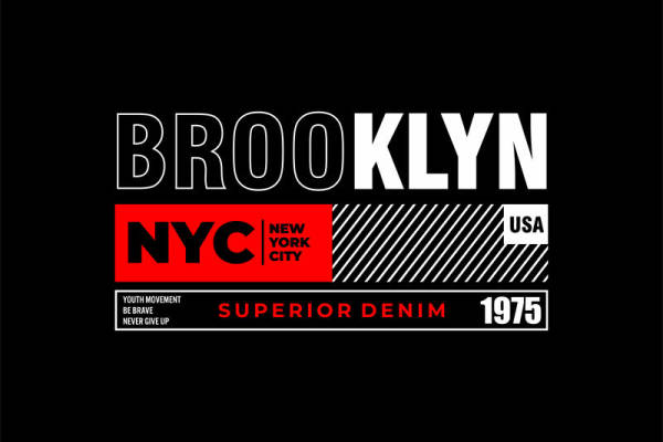 探索布鲁克林风格：纽约市裁片印花服装印花设计