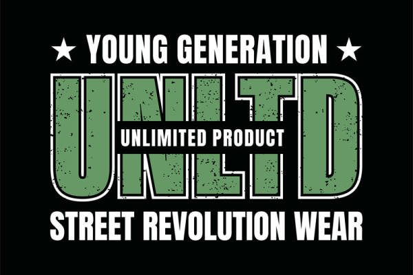 年轻一代街头革命服装印花裁片印花设计