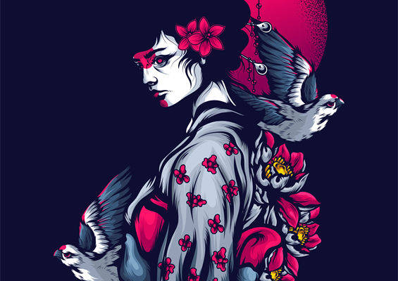 东方风格裁片印花服装：神秘与优雅的融合