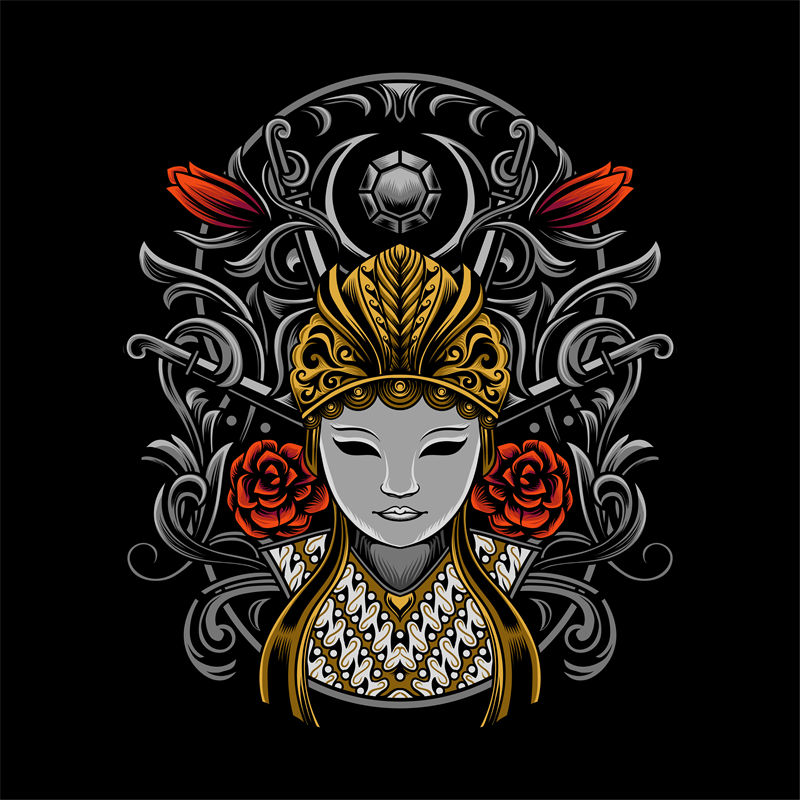 神秘东方风格裁片印花服装，展现独特艺术魅力