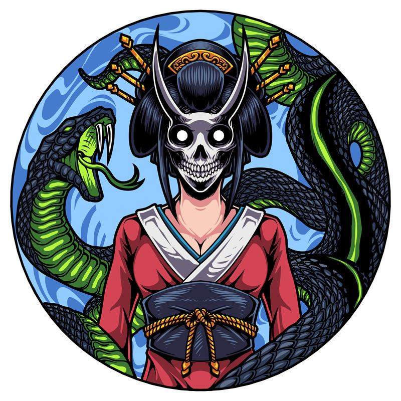 神秘武士裁片印花服装，展现独特个性的时尚选择