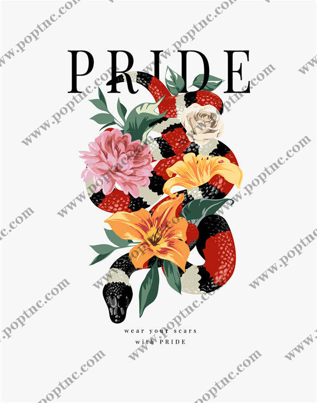 时尚花卉图案裁片印花服装,展现个性与骄傲